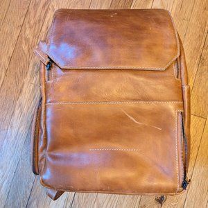 Atlas Supply Leather Backpack